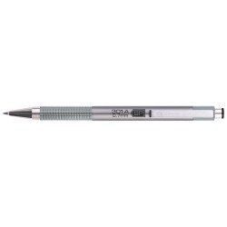 Golyóstoll 0,7mm, metál ezüst test, Zebra F-301A, írásszín kék Író- irodaszer, papíráru Zebra