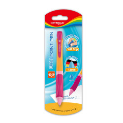 Golyóstoll 1 mm vegyes színű test Keyroad kék Író- irodaszer, papíráru Keyroad