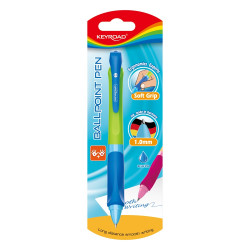 Golyóstoll 1 mm vegyes színű test Keyroad kék Író- irodaszer, papíráru Keyroad
