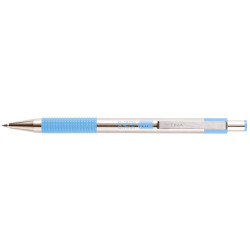 Golyóstoll 0,7mm, pasztell világoskék test, Zebra F-301, írásszín kék Író- irodaszer, papíráru Zebra