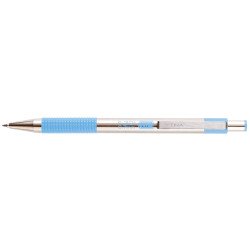 Golyóstoll 0,7mm, pasztell világoskék test, Zebra F-301, írásszín kék Író- irodaszer, papíráru Zebra