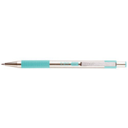 Golyóstoll 0,7mm, pasztell zöld test, Zebra F-301, írásszín kék Író- irodaszer, papíráru Zebra