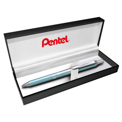 Rollertoll 0,35mm, fém aquamarine test, Pentel Energel BL407LS-A, írásszín kék Író- irodaszer, papíráru Pentel