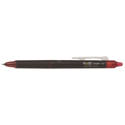 Rollertoll 0,5mm, tűhegyű törölhető nyomógombos Pilot Frixion Clicker Point, írásszín piros Rollertoll 0,5mm, tűhegyű törölhető nyomógombos Pilot Frixion Clicker Point, írásszín piros