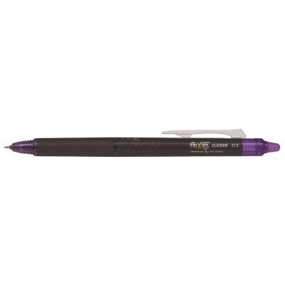 Rollertoll 0,5mm, tűhegyű törölhető nyomógombos Pilot Frixion Clicker Point, írásszín lila Rollertoll 0,5mm, tűhegyű törölhető nyomógombos Pilot Frixion Clicker Point, írásszín lila
