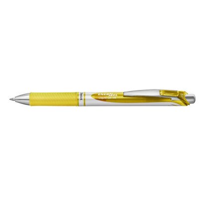Rollertoll zselés 0.7mm, Pentel EnerGel BL77-GX, írásszín sárga Rollertoll zselés 0.7mm, Pentel EnerGel BL77-GX, írásszín sárga