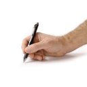 Rollertoll 0,35mm, kupakos, fekete műanyag test, Pentel Energel BL417-A, írásszín fekete