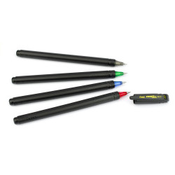 Rollertoll 0,35mm, kupakos, fekete műanyag test, Pentel Energel BL417-B, írásszín piros Író- irodaszer, papíráru Pentel