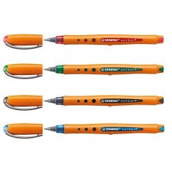 Rollertoll zselés 0,5mm, STABILO Worker+ fekete Író- irodaszer, papíráru Stabilo