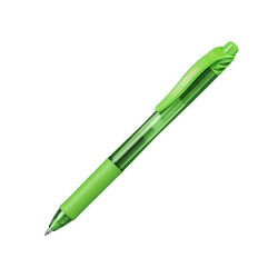 Rollertoll zselés golyóátmérő 0,7 mm, Pentel EnerGelX BL107-KX, írásszín világoszöld Író- irodaszer, papíráru Pentel
