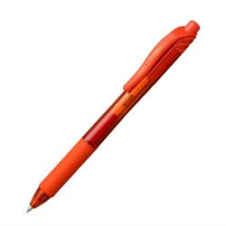 Rollertoll zselés golyóátmérő 0,7 mm, Pentel EnerGelX BL107-FX, írásszín narancs Író- irodaszer, papíráru Pentel