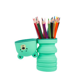 Tolltartó, szilikon, maci, Nebulo Író- irodaszer, papíráru Nebulo