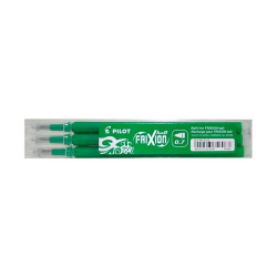 Rollertoll betét golyóméret 0,7mm, 3 db/csom Pilot Frixion Ball, írásszín zöld Író- irodaszer, papíráru Pilot