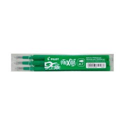Rollertoll betét golyóméret 0,7mm, 3 db/csom Pilot Frixion Ball, írásszín zöld Író- irodaszer, papíráru Pilot
