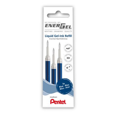Tollbetét 3 db/csomag 0,35mm Pentel EnerGel LR7-3C írásszín kék Tollbetét 3 db/csomag 0,35mm Pentel EnerGel LR7-3C írásszín kék