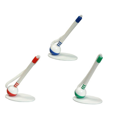 Ügyféltoll fehér test gömb alakú talppal Bluering® , írásszín kék Ügyféltoll fehér test gömb alakú talppal Bluering® , írásszín kék