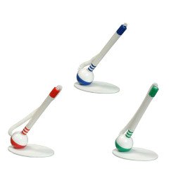 Ügyféltoll fehér test gömb alakú talppal Bluering® , írásszín kék Író- irodaszer, papíráru Bluering