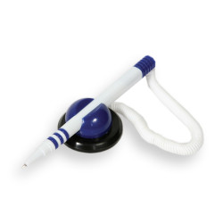 Ügyféltoll fehér-kék test fekvő Bluering® , írásszín kék