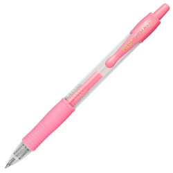 Zseléstoll 0,7mm, nyomógombos Pilot G-2, írásszín pasztell rózsaszín