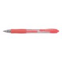 Zseléstoll 0,7mm, nyomógombos Pilot G-2, írásszín neon piros