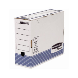 Archiváló doboz 100mm, Fellowes® Bankers Box System, 10 db/csomag, kék Író- irodaszer, papíráru Fellowes