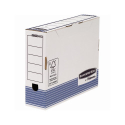 Archiváló doboz 80mm, Fellowes® Bankers Box System, 10 db/csomag, kék Író- irodaszer, papíráru Fellowes