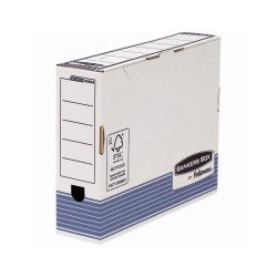 Archiváló doboz 80mm, Fellowes® Bankers Box System, 10 db/csomag, kék Író- irodaszer, papíráru Fellowes