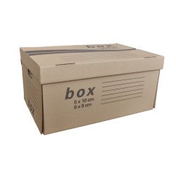 Archiváló konténer karton doboz fedeles 54x36x25cm, felfelé nyíló tetővel Fornax Író- irodaszer, papíráru Fornax