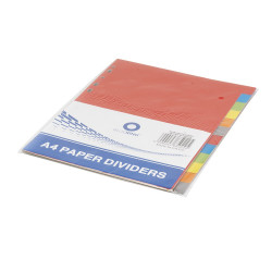 Elválasztólap, színes karton 12 részes Bluering® Író- irodaszer, papíráru Bluering