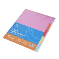 Elválasztólap, színes karton 5 részes Bluering® Író- irodaszer, papíráru Bluering