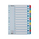Elválasztólap, A4, regiszteres 1-12 laminált karton fülek 100162 Esselte
