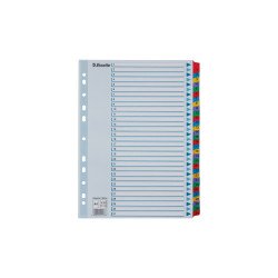 Elválasztólap, A4, regiszteres 1-31 laminált karton fülek 100164 Esselte Író- irodaszer, papíráru Esselte