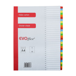 Regiszter karton Evo 1-31 Író- irodaszer, papíráru Evo