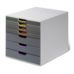 Fiókos irattároló, 7 fiókkal, Durable Varicolor® 7 Író- irodaszer, papíráru Durable