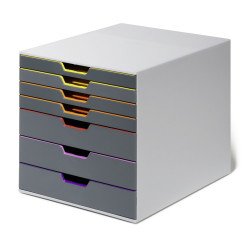 Fiókos irattároló, 7 fiókkal, Durable Varicolor® 7 Író- irodaszer, papíráru Durable