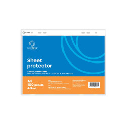 Genotherm lefűzhető, A5, 40 micron narancsos Bluering® 100 db/csomag, Író- irodaszer, papíráru Bluering