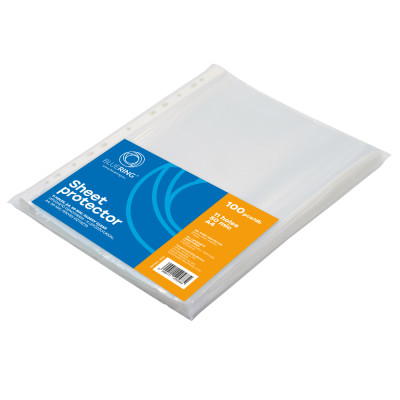 Genotherm lefűzhető, A4, 50 micron fényes víztiszta Bluering® 100 db/csomag,