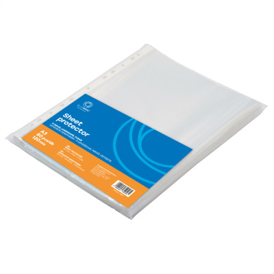 Genotherm lefűzhető, A3, 120 micron fekvő, víztiszta Bluering® 25 db/csomag,