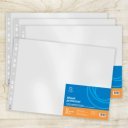 Genotherm lefűzhető, A3, 80 micron fekvő, narancsos Bluering® 20 db/csomag,