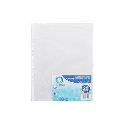 Genotherm lefűzhető, A3, 80 micron álló, narancsos Bluering® 20 db/csomag,