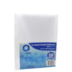 Genotherm lefűzhető, A4, 100 micron jumbo víztiszta Bluering® 10 db/csomag, Író- irodaszer, papíráru Bluering