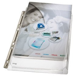 Genotherm lefűzhető, A4, 170 micron Jumbo fém gerinces Leitz Író- irodaszer, papíráru Leitz