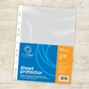 Genotherm lefűzhető, A4, 180 micron jumbo katalógustartó Bluering® 10 db/csomag,