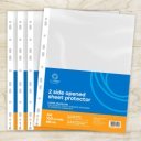 Genotherm lefűzhető, A4, 60 micron kétoldalt (felül és belül) nyitott narancsos Bluering® 100 db/csomag,