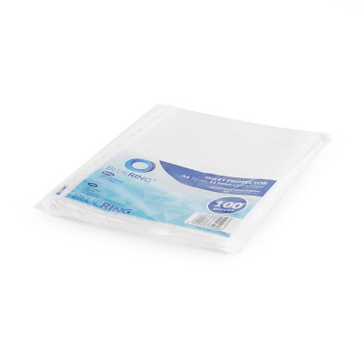 Genotherm lefűzhető, A4, 75 micron víztiszta Bluering® 100 db/csomag,