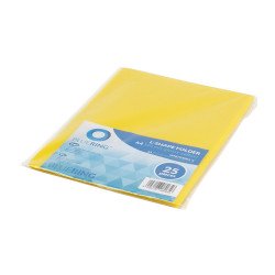 Genotherm `L` A4, 80 micron sárga 25 db/csomag, Bluering®, Író- irodaszer, papíráru Bluering