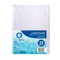 Genotherm `L` A4, 150 micron víztiszta Bluering® 25 db/csomag, Író- irodaszer, papíráru Bluering