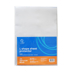 Genotherm `L` A4, 80 micron víztiszta Bluering® 100 db/csomag,