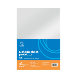 Genotherm `L` A4, 80 micron víztiszta Bluering® 100 db/csomag,