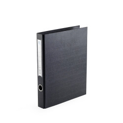 Gyűrűskönyv A4, 3,5cm, 2 gyűrűs PP/PP Bluering® Prémium fekete Író- irodaszer, papíráru Bluering